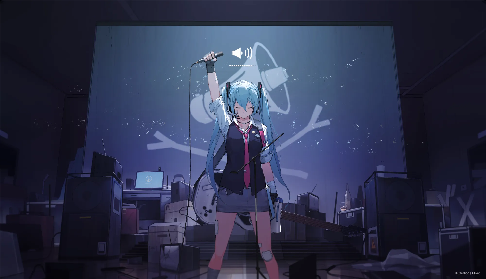 Mobile background image of the blog